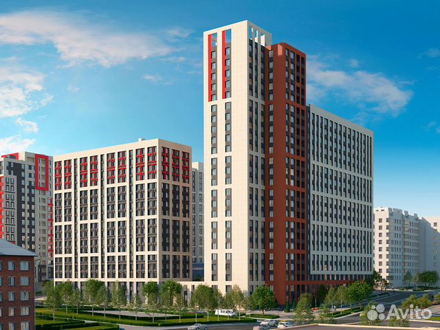 1-к квартира, 38.9 м², 9/19 эт. 1-к квартира, 38.9 м², 9/19 эт.