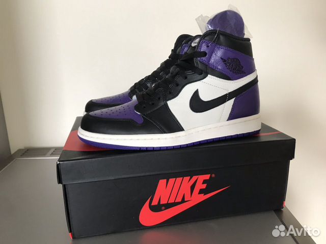 jordan1 court purple