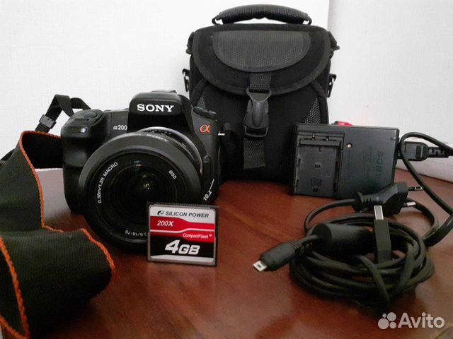 Фотоаппарат Sony dslr-A200 Фотоаппарат Sony dslr-A200