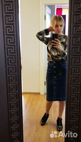Юбка джинсовая massimo dutti