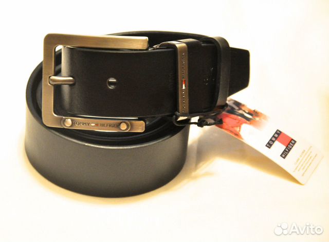 Мужской ремень / Tommy Hilfiger / новый (черный)