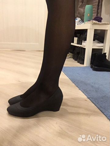 Туфли на танкетке Crocs