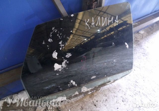 Сеткло заднее правое на лада калина гранта
