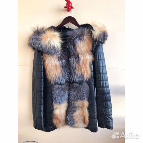 Кожаная зимняя куртка с натуральным мехом Кожаная зимняя куртка с натуральным мехом