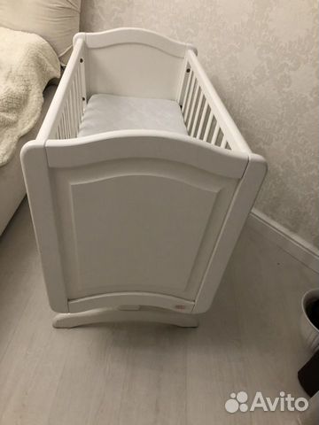 Кроватка колыбель troll из массива с матрасом Кроватка колыбель troll из массива с матрасом