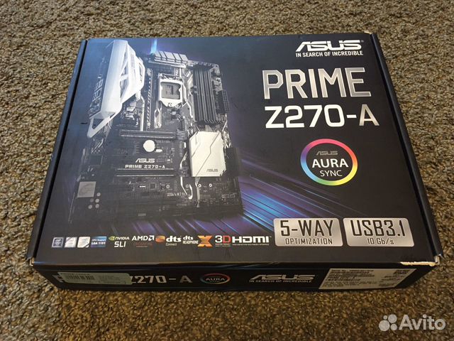 Материнская плата asus prime Z270-A Материнская плата asus prime Z270-A