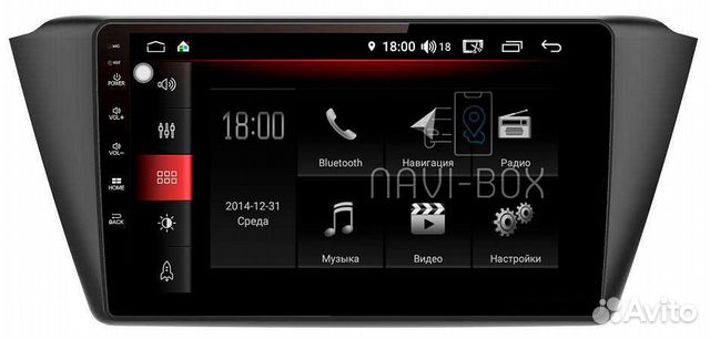 Штатная магнитола на Skoda Fabia 2015+
