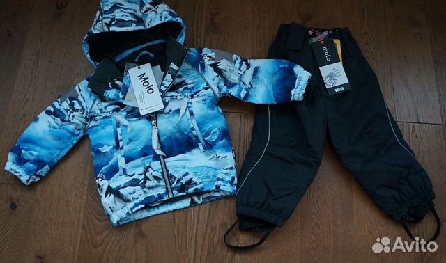 Новый зимний комплект Molo husky р-р 92
