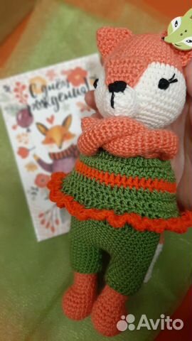 Игрушка мягкая лисичка Игрушка мягкая лисичка