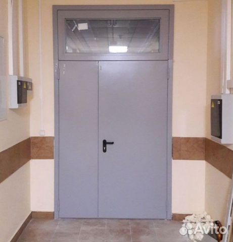 Двери технические, противопожарные EI60, 2140х1304 Двери технические, противопожарные EI60, 2140х1304