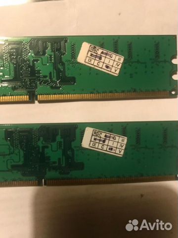 DDR 2. 2 по 1gb DDR 2. 2 по 1gb
