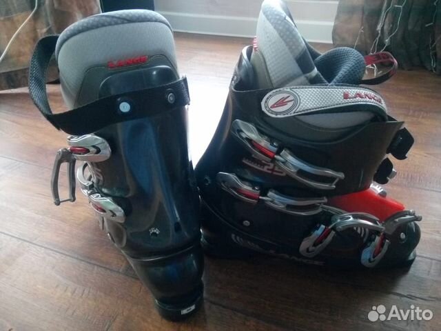 Горные лыжи 170 см., ботинки 30 (45-46 р.), палки