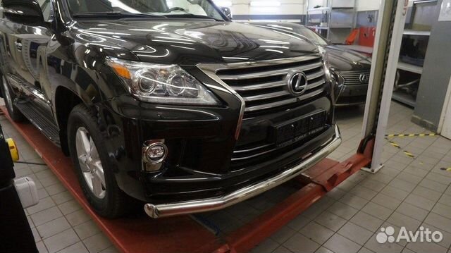 Защита пер/зад.бамперов Lexus LX570 (+Решетка) Защита пер/зад.бамперов Lexus LX570 (+Решетка)
