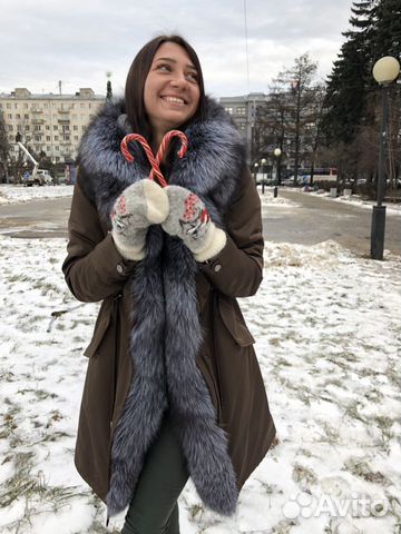 Парка зимняя с мехом