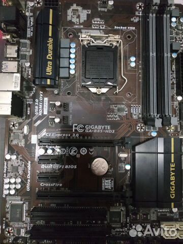 Материнская плата gigabyte GA-B85-HD3 LGA1150 н/р