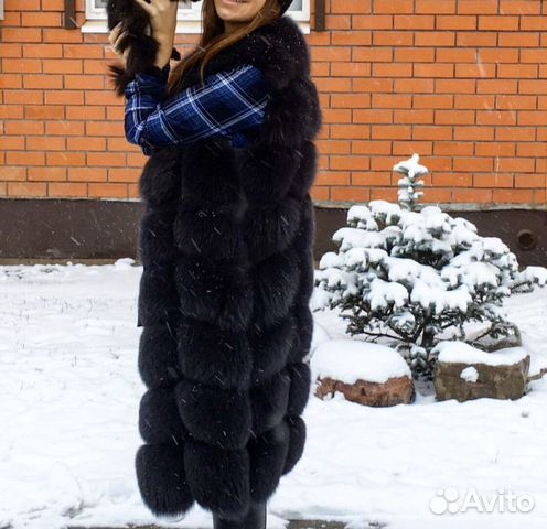 Жилет из песца Жилет из песца