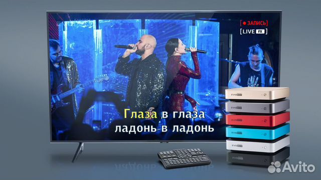 Караоке Evolution EvoBox серебро+планшет в подарок Караоке Evolution EvoBox серебро+планшет в подарок