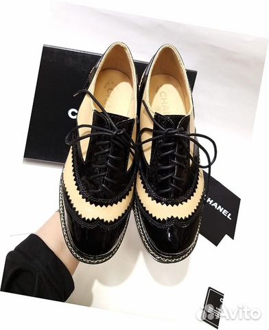 Туфли кожаные Chanel Туфли кожаные Chanel