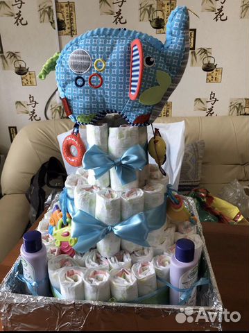 Торт из памперсов