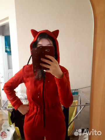 Новый женский теплый комбинезон на флисе