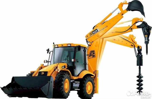 Экскаватор погрузчик JCB. Уборка снега.Гидроклин Экскаватор погрузчик JCB. Уборка снега.Гидроклин