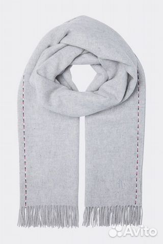 Шарф - плед с бахромой Tommy Hilfiger Шарф - плед с бахромой Tommy Hilfiger