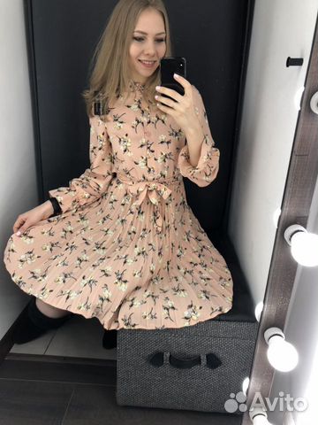 Платье шифоновое