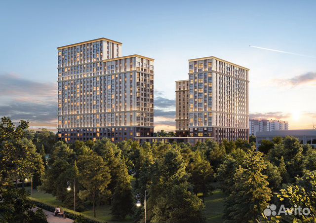 1-к квартира, 46.6 м², 14/22 эт. 1-к квартира, 46.6 м², 14/22 эт.