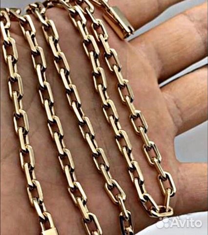 Золотая цепь Новая Якорное плетение 585 проба Золотая цепь Новая Якорное плетение 585 проба