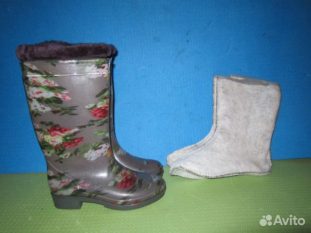 Сапожки резиновые с утеплителем Пегас 22 см Сапожки резиновые с утеплителем Пегас 22 см