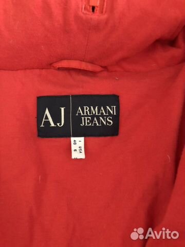 Куртка пуховик Armani Jeans оригинал