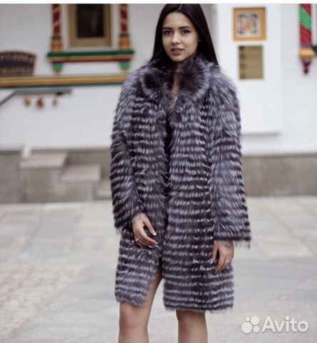 Пальто из чернобурки. Арт: 98 Пальто из чернобурки. Арт: 98