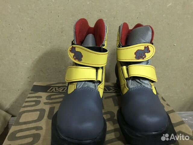Ботинки новые лыжные детские