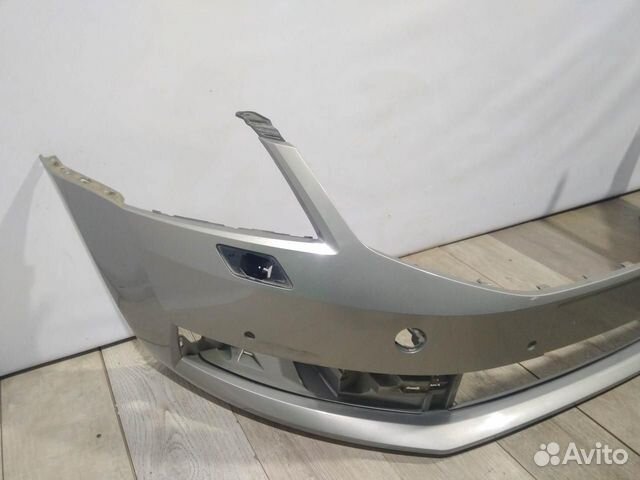 Бампер передний бу Skoda Octavia A7 рестайлинг OEM