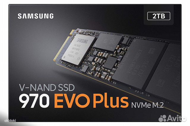 Диск SSD SAMSUNG PCI-E x4 2Tb 970 EVO Plus M.2