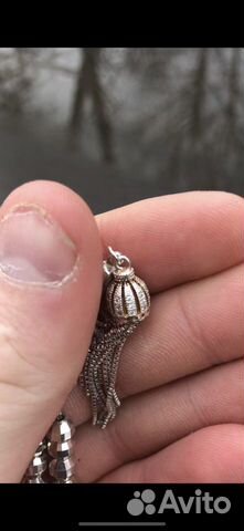 Серебряные чётки 925 пробы