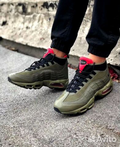 nike air max 95 sneakerboot dark loden