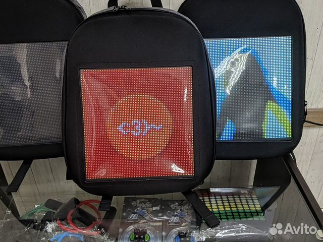 Рюкзак с led дисплеем. Доставка и Самовывоз Рюкзак с led дисплеем. Доставка и Самовывоз