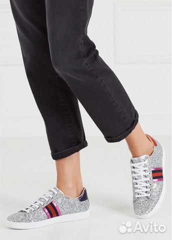 Кроссовки, кеды Gucci Ace с полоской Web, оригинал