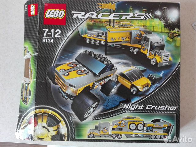 Lego детали и коробка от набора 8134 Lego детали и коробка от набора 8134