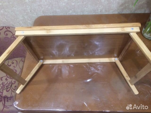 Столик Чайный кроватный бамбук