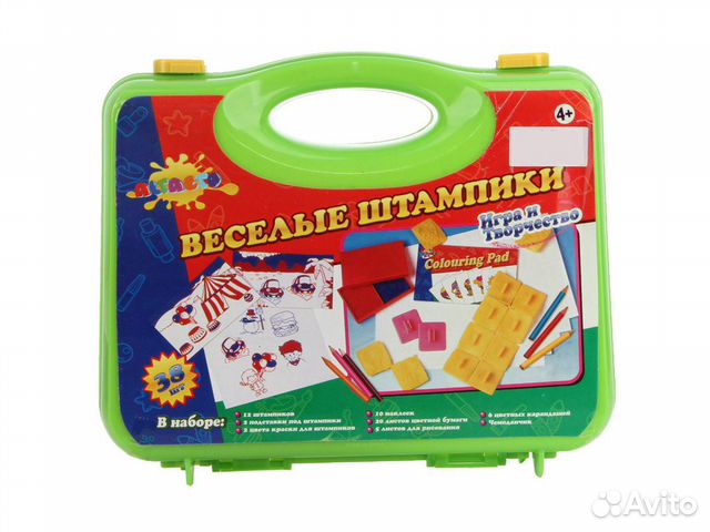 Веселые штампики (чемоданчик) Веселые штампики (чемоданчик)
