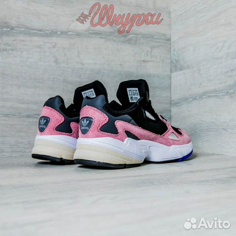 Кроссовки Adidas Falcon, Розовый с черным р38 Кроссовки Adidas Falcon, Розовый с черным р38