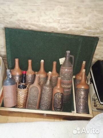 Глиняные бутылки для вина Глиняные бутылки для вина