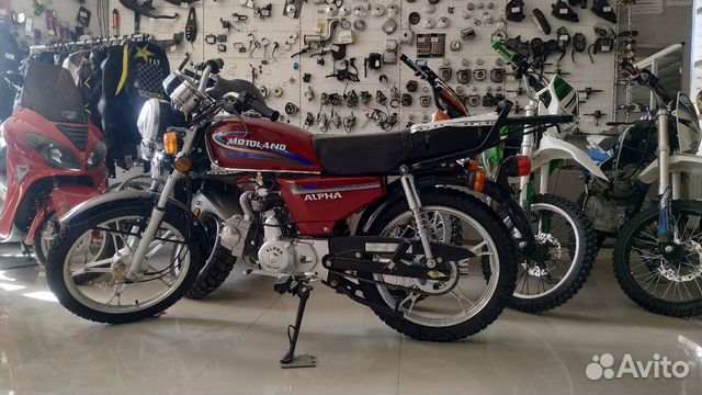 Мопед 110 кубов Motoland Alpha 11