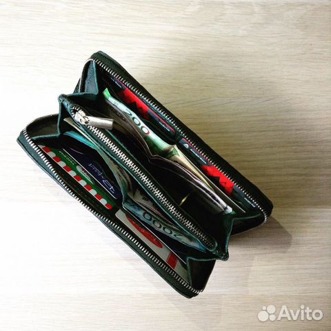 Кошелек из натуральной кожи. Ручная работа