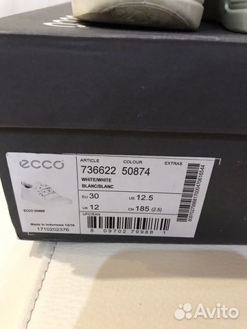 Полуботинки Ecco р.30, Kapika р. 31 Полуботинки Ecco р.30, Kapika р. 31