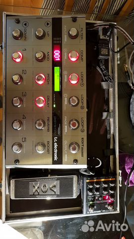 Педальборд с G-System+Nova Drive+Wah Vox+кэйс fatt