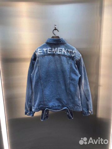 Джинсовая куртка Vetements Джинсовая куртка Vetements