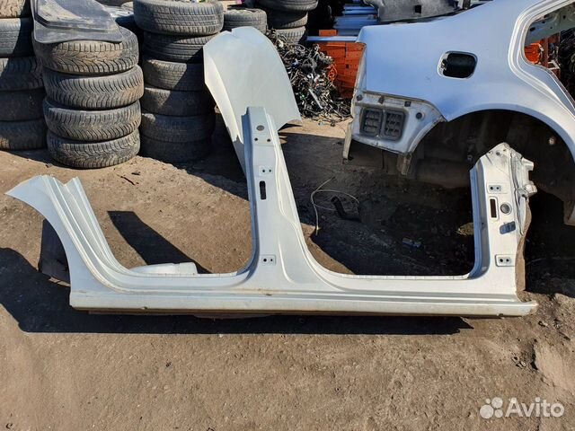 Порог со стойками правый Vw Polo Sedan поло седан